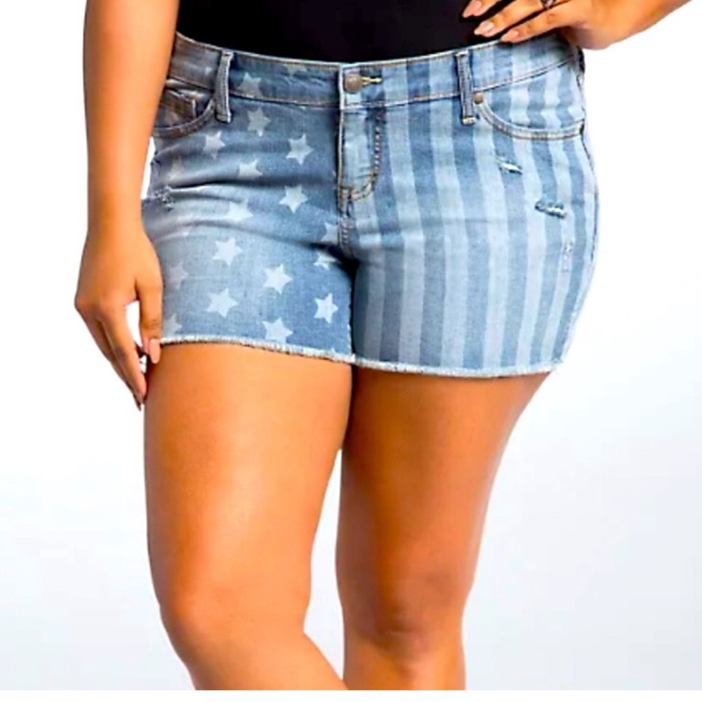 Torrid American Flag Shorts